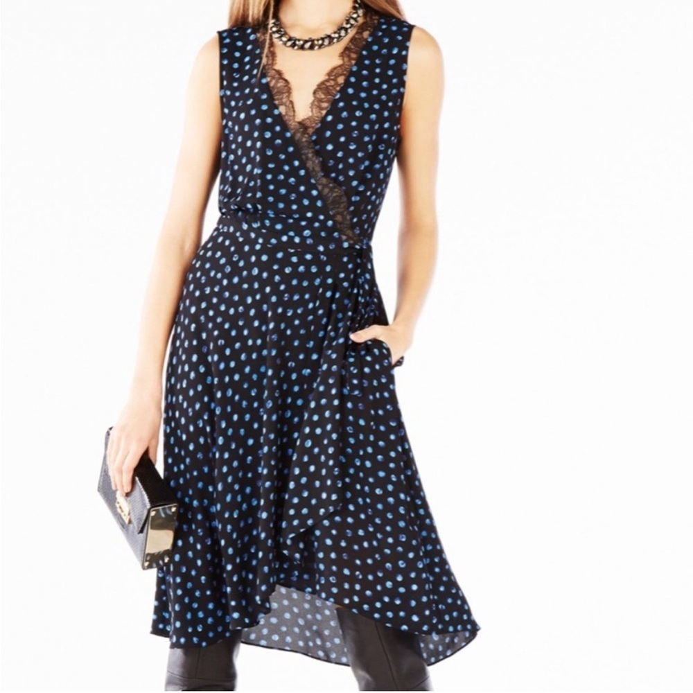 BCBGMaxAzria Cailyn Wrap Dress size XS
